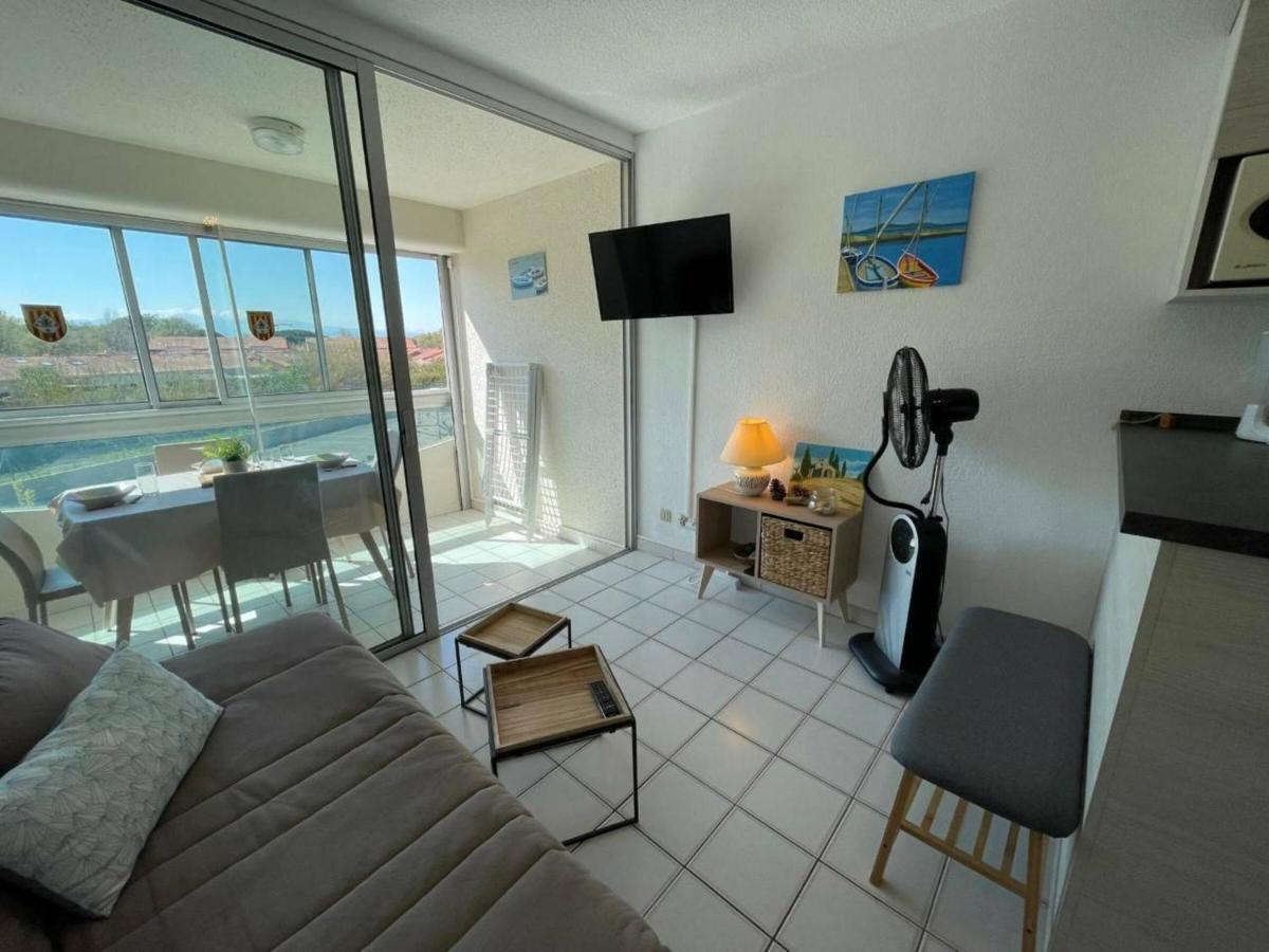 Studio Cabine Cosy Avec Piscine Et Parking, A 100M De La Plage - Argeles-Sur-Mer - Fr-1-225-91 Appartement Buitenkant foto