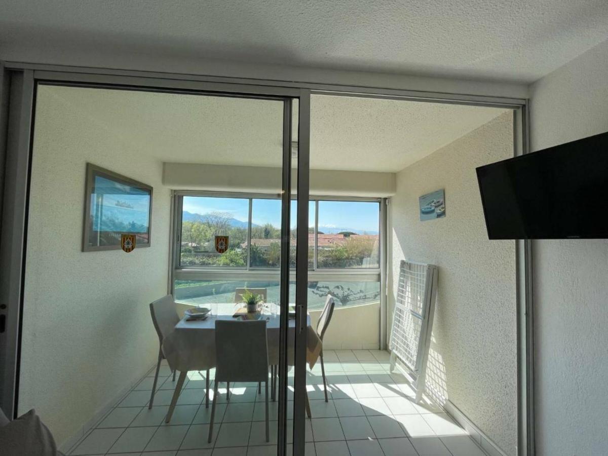 Studio Cabine Cosy Avec Piscine Et Parking, A 100M De La Plage - Argeles-Sur-Mer - Fr-1-225-91 Appartement Buitenkant foto