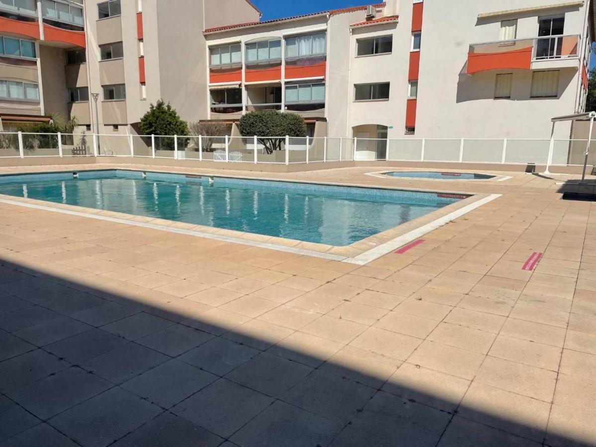 Studio Cabine Cosy Avec Piscine Et Parking, A 100M De La Plage - Argeles-Sur-Mer - Fr-1-225-91 Appartement Buitenkant foto